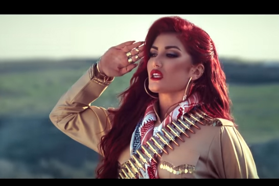 [Video] Ella es Helly Luv, la diva pop kurda más odiada por el Estado Islámico