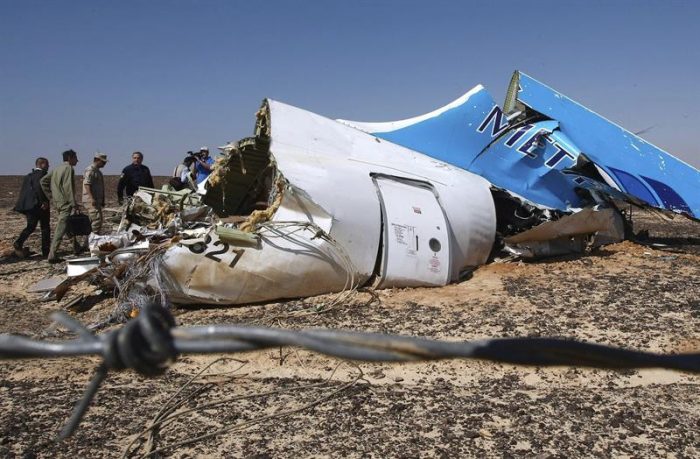 Aerolínea rusa descarta falla técnica y atribuye a «factor externo» accidente de Airbus-321 en Egipto