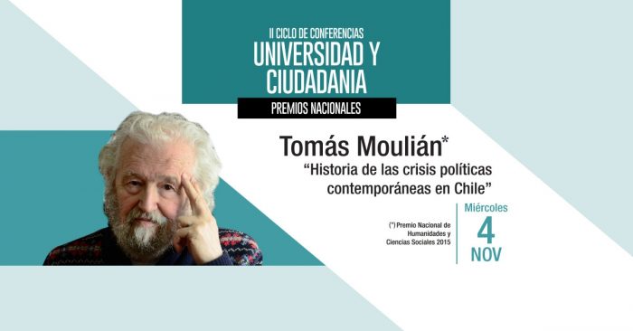 Tomás Moulián inaugura ciclo “Universidad Y Ciudadanía” en Casa de la Cuidadanía Montecarmelo, 4 de noviembre
