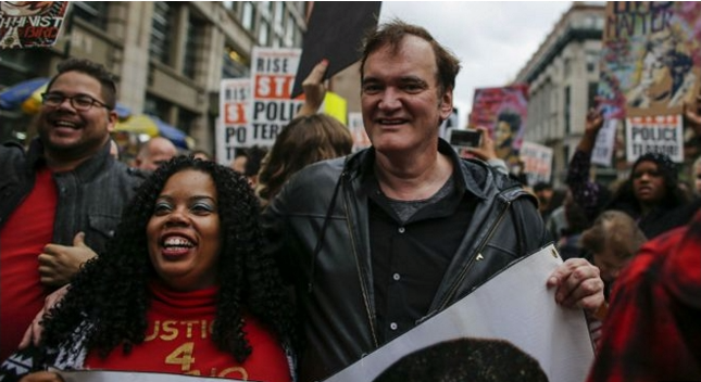 La «amenaza» a Quentin Tarantino por su denuncia de la brutalidad policial