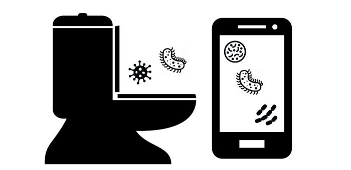 La pantalla de un teléfono móvil contiene 30 veces más bacterias que la taza del baño