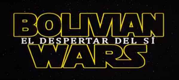 [Video] Bolivian Wars: Evo Morales utiliza Star Wars para promover su reelección