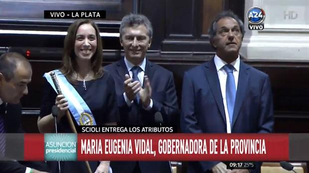 Macri asume al mediodía la Presidencia de Argentina: gobernadora de Buenos Aires ya tomó el poder