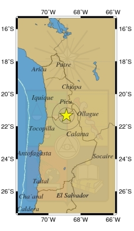 Un temblor de magnitud 5 sacude el norte del país