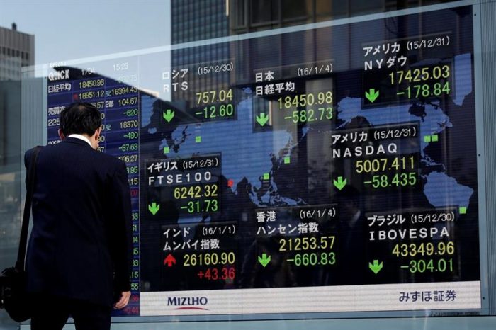 Bolsa de Japón también se desmorona ante desplome de las bolsas en China