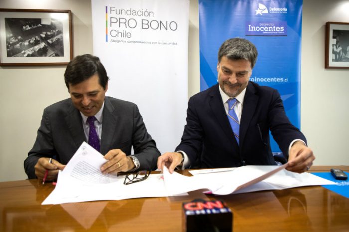 Defensoría y Fundación Pro Bono  firman alianza estratégica por “Proyecto Inocentes”