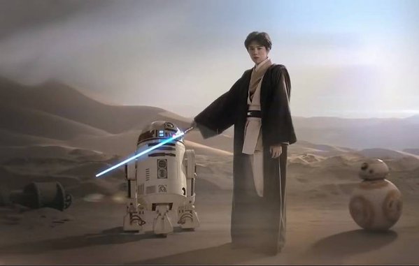 [Video] La versión china de «The Inner Force», tema de «Star Wars: The Force Awakens», interpretada por LuHan, el Justin Bieber chino
