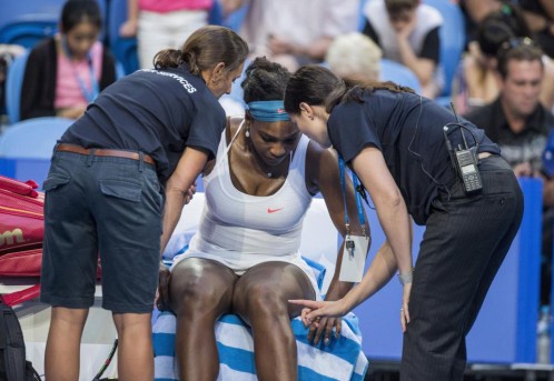 Serena Williams abandona la Copa Hopman por lesión