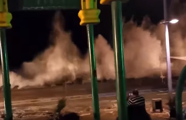 [Video] Así fueron las fuertes marejadas en Viña del Mar