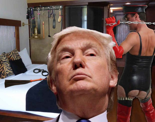 Donald Trump triunfa como héroe de novela erótica gay