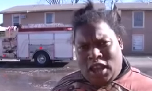[Video] El divertido relato de una mujer tras incendio en Estados Unidos