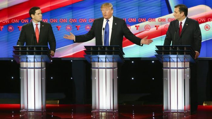 Toda la artillería contra Donald Trump en debate del Partido Republicano