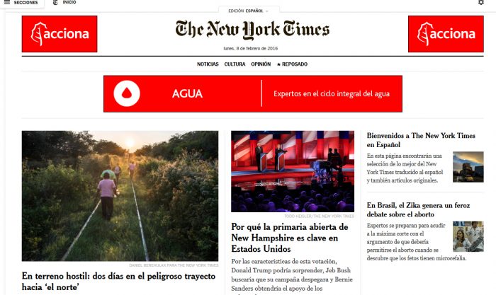 La apuesta del New York Times para atraer a los lectores hispanohablantes