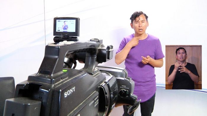 Noticiero regional incorpora lenguaje de señas para televidentes con discapacidad auditiva