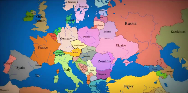 [Video] Timelapse: ¿cómo han cambiado las fronteras de Europa en 1000 años?