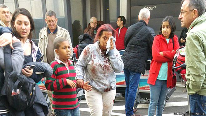 [Fotos] Las primeras imágenes tras las explosiones en Bruselas