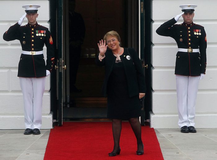 [Galería] Bachelet de visita en Washington