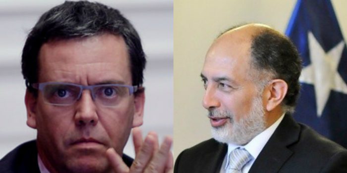 Harboe ratifica su perfil de sheriff a favor de la agenda antidelincuencia y se enfrenta a críticas de Sergio Muñoz