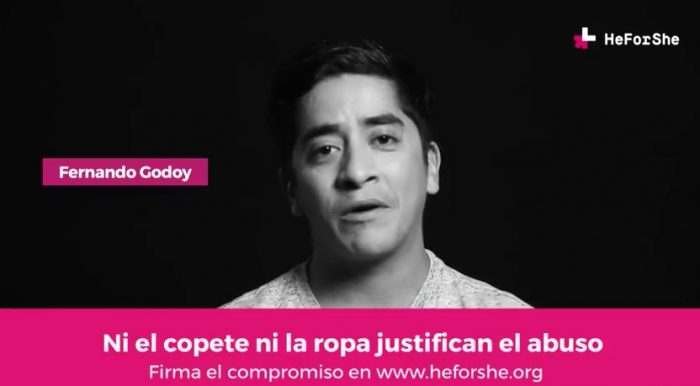[Video] Reconocidos rostros nacionales se suman a campaña #HeForShe (Nosotros con ellas)