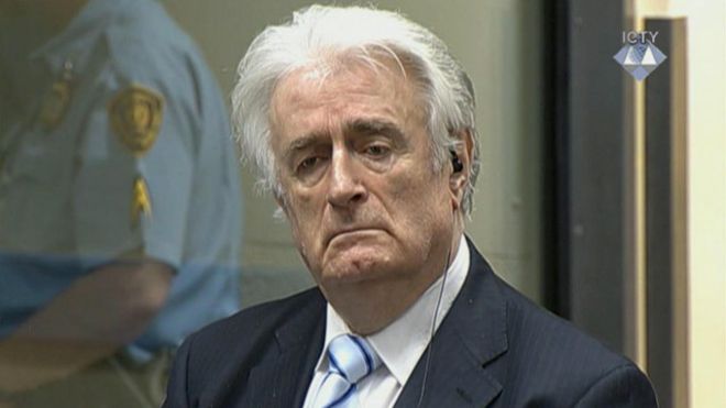 La Haya sentencia a 40 años al ex líder serbiobosnio Radovan Karadzic por genocidio y crímenes contra la humanidad
