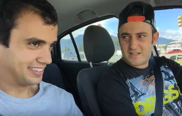 [Video] ¿Qué pasa cuando un chileno maneja un auto en Argentina?