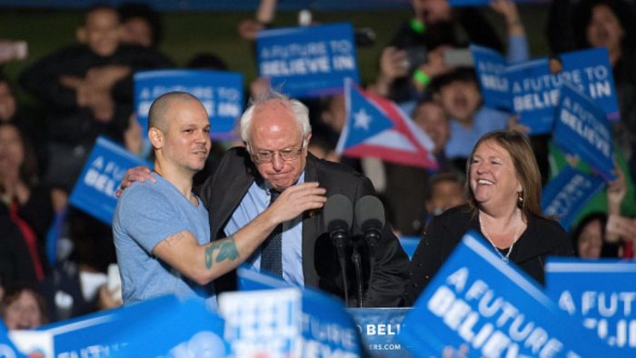 [VIDEO] El discurso de Residente Calle 13 en apoyo a Bernie Sanders en el bronx