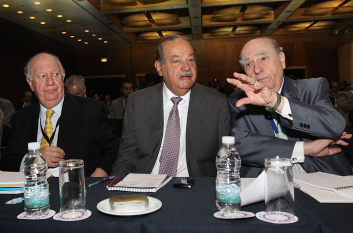 El reservado almuerzo empresarial de Ricardo Lagos con Carlos Slim,  Fernando Cardoso y Julio Sanguinetti