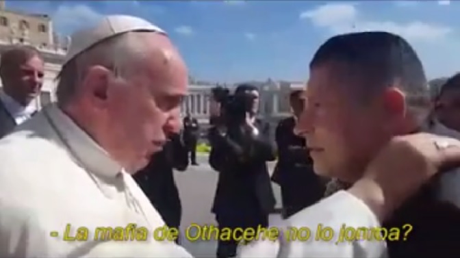 Papa Francisco habla de «mafia» cuando se refiere a un ex intendente peronista
