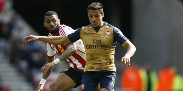 Alexis termina con su racha goleadora: Arsenal empata sin goles ante el Sunderland