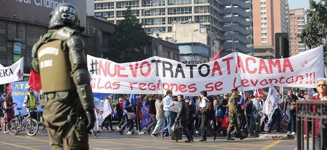 [Galería] Funcionarios públicos protestan por un «Nuevo trato para Atacama»