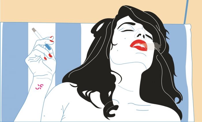La franqueza del voyerismo en las ilustraciones eróticas de «Convergencia sideral»