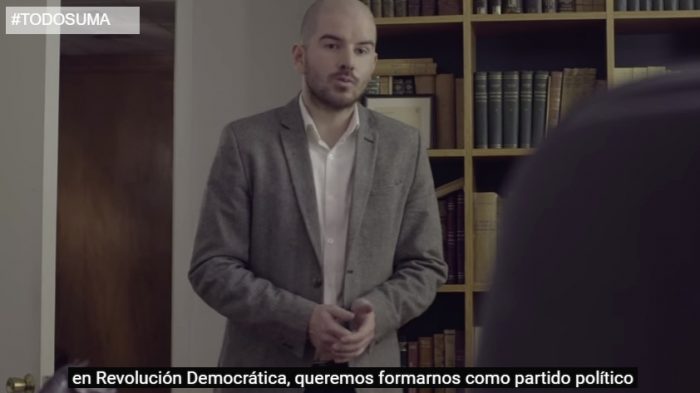 [VIDEO] #TodoSuma, la nueva estrategia de Giorgio Jackson para busca aportes a «Revolución Democrática»