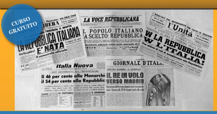 Curso gratuito «Italia y la constitución de 1948. La búsqueda de una democracia con contenido social» en Instituto Italiano de Cultura, 25 de abril al 25 de mayo