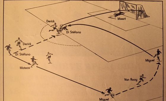 Canal italiano «reconstruye» el gol de Di Stefano ante Bélgica en 1957