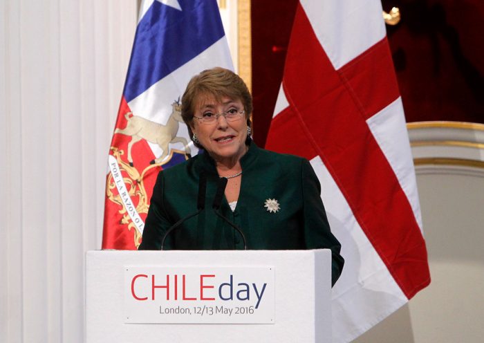 Las postales de la participación de Bachelet en el Chile Day de Londres