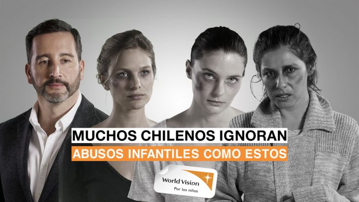 [VIDEO] Rostros protagonizan cruda campaña de World Vision contra el maltrato infantil