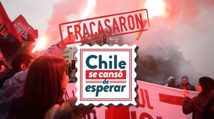 [VIDEO] Estudiantes lanzan video con el eslogan: «Chile se cansó de esperar»