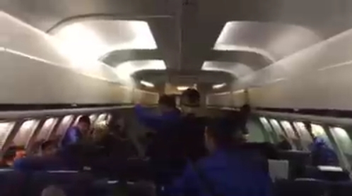 [VIDEO] La festiva celebración de Everton en el avión luego del partido frente a Puerto Montt
