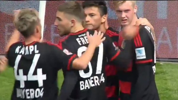 [VIDEO] Charles Aránguiz imparable: convierte nuevo gol para el Bayer Leverkusen