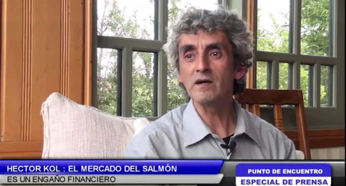 [VIDEO] Las polémicas declaraciones de Hector Kol hace tres años, sobre el desastre futuro de las salmoneras