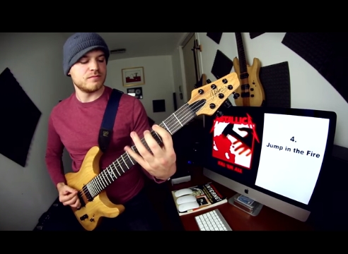 [VIDEO] Guitarrista toca discografía completa de Metallica en solo 4 minutos