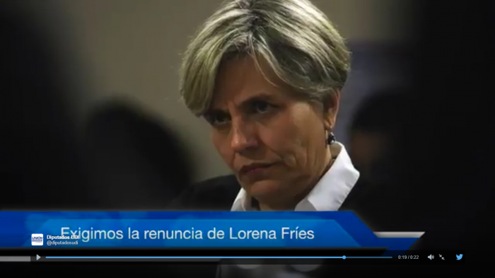 [VIDEO] Diputados UDI contra Lorena Fries: “INDH defiende a encapuchados, nosotros a Carabineros”