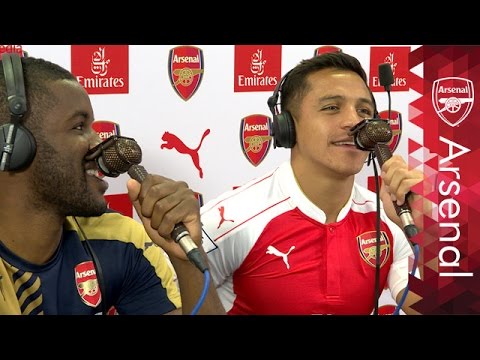 [VIDEO] Alexis Sánchez se luce como comentarista deportivo junto a Joel Campbell