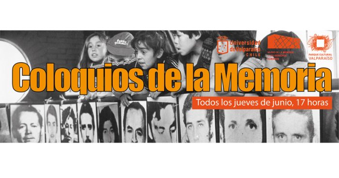 Mesa Género y violencia política en Coloquios de la Memoria en Parque Cultural Valparaíso, 23 de junio. Entrada liberada