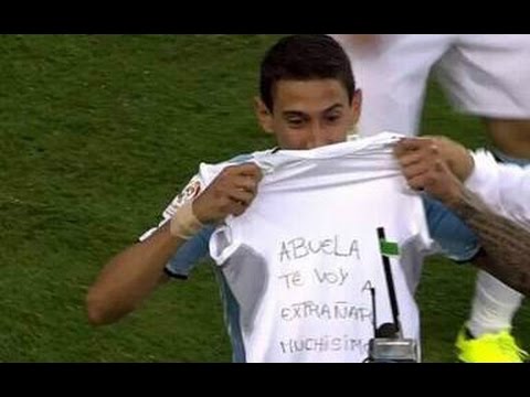 [VIDEO] El llanto de Di María por la muerte de su abuela tras el 2-1 a Chile en Copa América