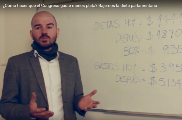 [VIDEO] La receta de Giorgio Jackson para bajar la dieta parlamentaria