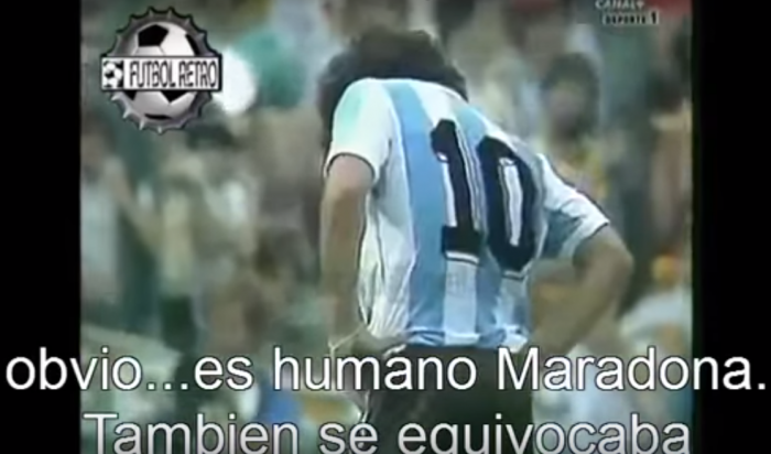 [VIDEO] ¿Maradona o Messi? Las palabras de un hincha contra el «chaqueteo» argentino