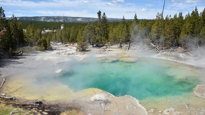 La trágica muerte del joven que cayó a una fuente termal en el parque de Yellowstone y desapareció