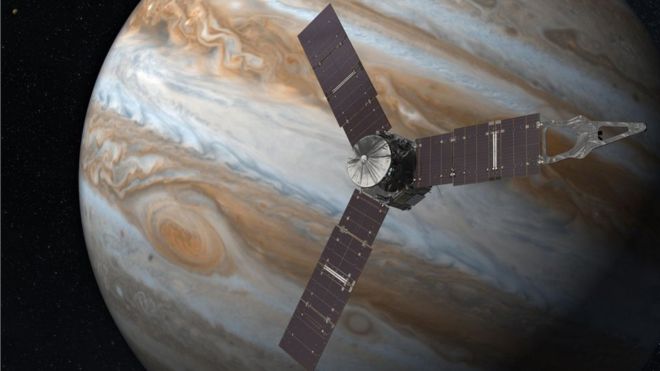 La arriesgada maniobra que decidirá el futuro de Juno en su intento por orbitar Júpiter