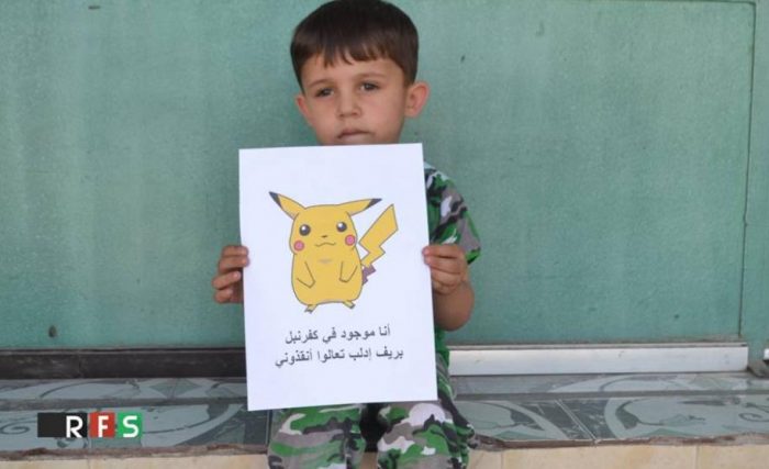 «Ven a salvarme»: la campaña a lo Pokémon GO que pide el rescate de los niños en Siria